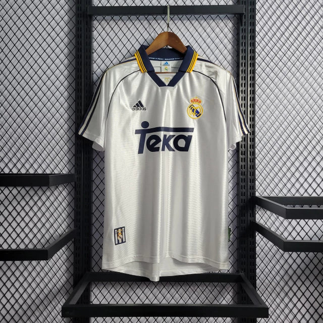 Camisa Real Madrid Home (1) 1998/00 Adidas Retrô Masculina