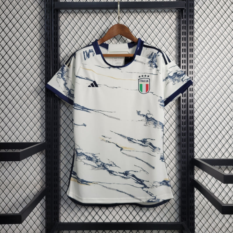 CAMISA FEMININA DA ITALIA 23/24 BRANCO