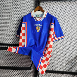Camisa Croácia Away (2) 1998 Lotto Retrô Masculina