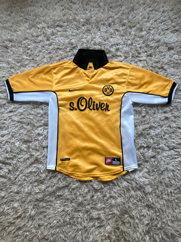 Camisa Borussia Dortmund Home (2) 1998/99 Nike Retrô Masculina