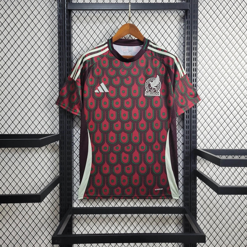CAMISA DA SELEÇÃO DO MEXICO 24/25 VERMELHO