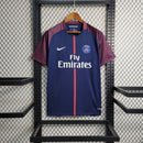 CAMISA RETRÔ DO PSG 17/18 AZUL