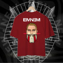 Camisa Oversized Vintage Eminem Vinho.