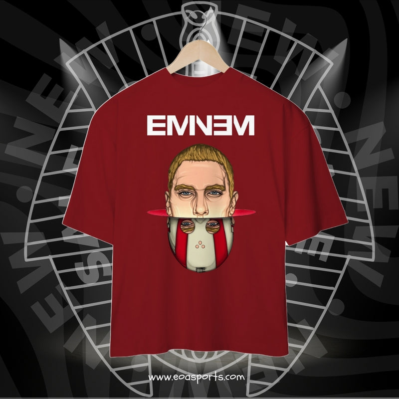 Camisa Oversized Vintage Eminem Vinho.