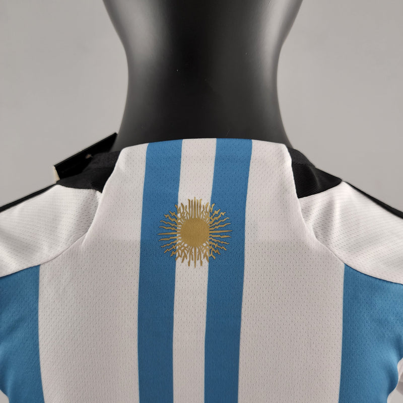 Conjunto Infantil Argentina 2022/23 - Home Torcedor Pro - EOASPORTS 