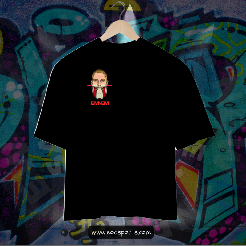Camisa Oversized Vintage Eminem Preta