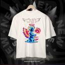 Camisa Oversized Vintage Sacrifice Travis Scott Branca