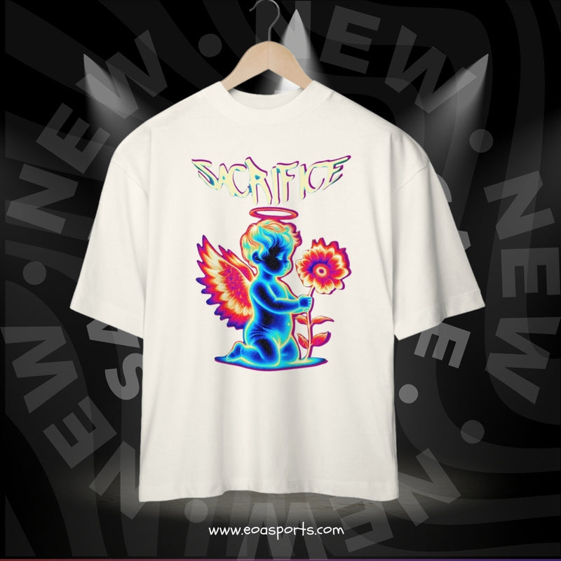 Camisa Oversized Vintage Sacrifice Travis Scott Branca