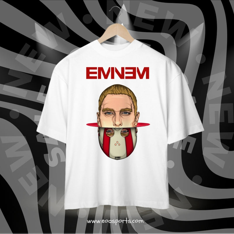 Camisa Oversized Vintage Eminem Branco