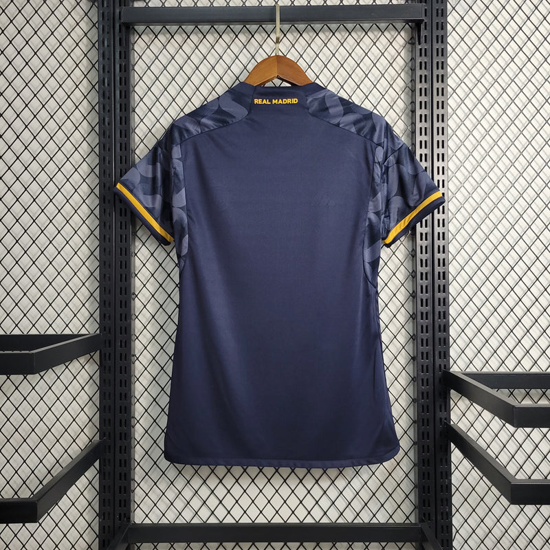 CAMISA FEMININA DO REAL MADRID 23/24 AZUL