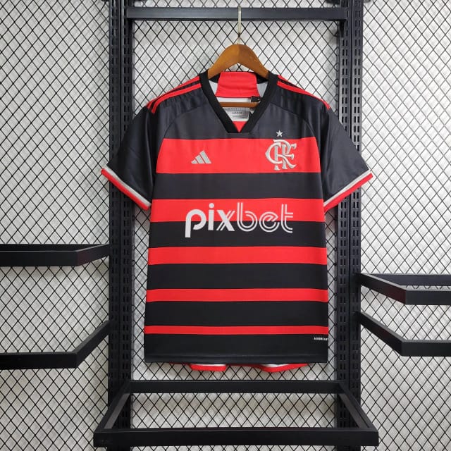 CAMISA FLAMENGO HOME (1) 2024/25 ADIDAS TORCEDOR MASCULINA