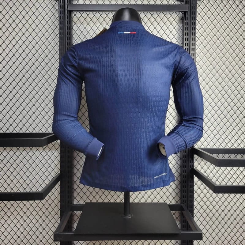 CAMISA MANGA LONGA DO PSG 24/25 AZUL