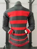 CAMISA MANGA LONGA DO FLAMENGO 24/25 VERMELHO E PRETO