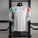 CAMISA MANGA LONGA DA ITALIA 24/25 BRANCO