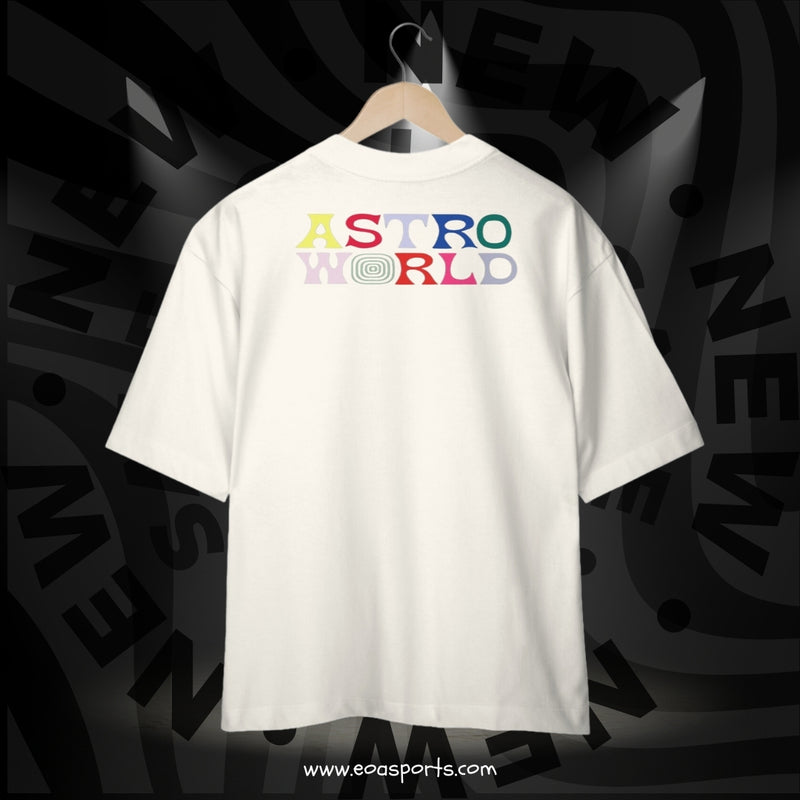 Camisa Oversized Vintage Sacrifice Travis Scott Branca