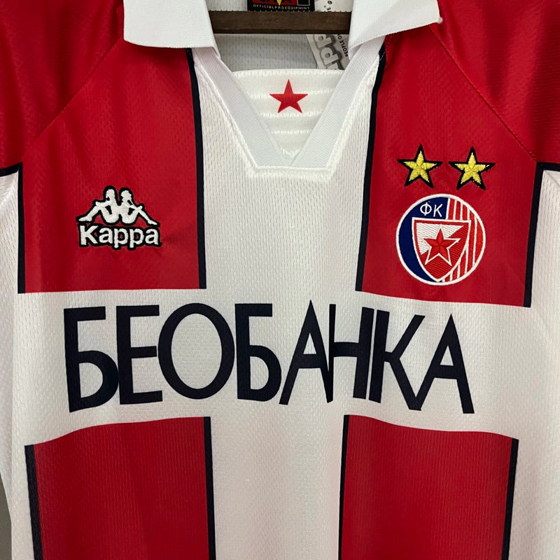 Camisa Estrela Vermelha Retrô Home 1995/97 Torcedor Masculina - Vermelho