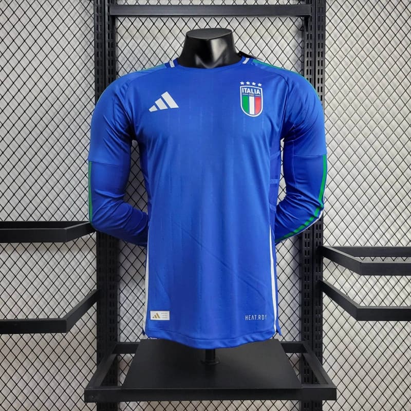CAMISA MANGA LONGA DA ITALIA 24/25 AZUL