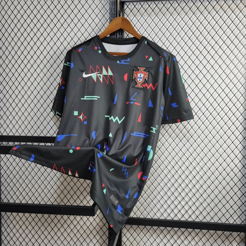 CAMISA DA SELEÇÃO DE PORTUGAL 24/25 PRETO