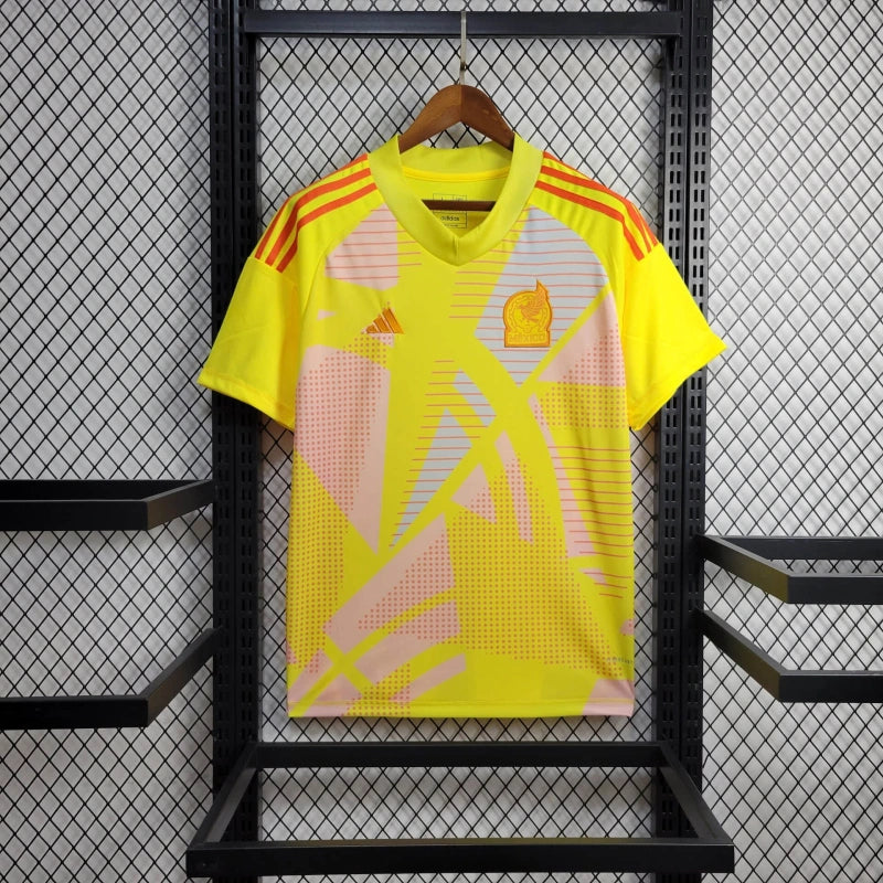 CAMISA DA SELEÇÃO DO MEXICO 24/25 AMARELO GOLEIRO