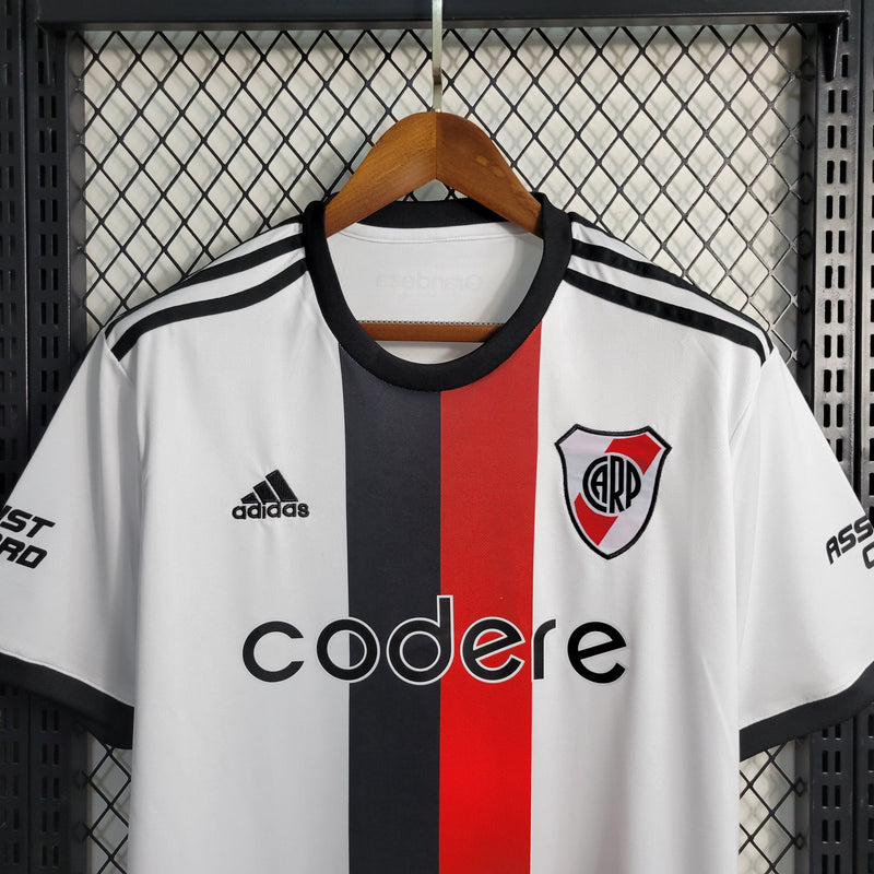 CAMISA DO RIVER PLATE 23/24 BRANCO E VERMELHO - EOASPORTS 