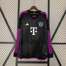 CAMISA MANGA LONGA DO BAYERN MUNCHEN 24/25 PRETO - EOASPORTS 