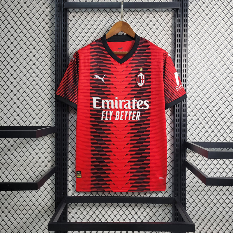 CAMISA DO MILAN  23/24 VERMELHO