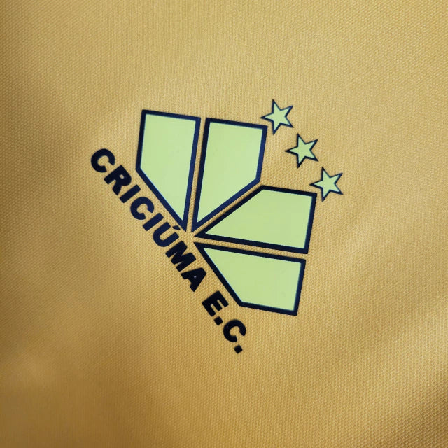 CAMISA DO CRISCIUMA 23/24 PRETO, AMARELO E BRANCO