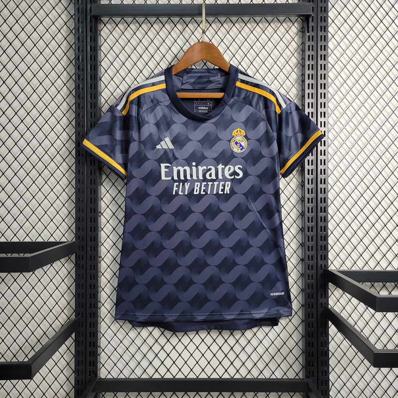 CAMISA FEMININA DO REAL MADRID 23/24 AZUL