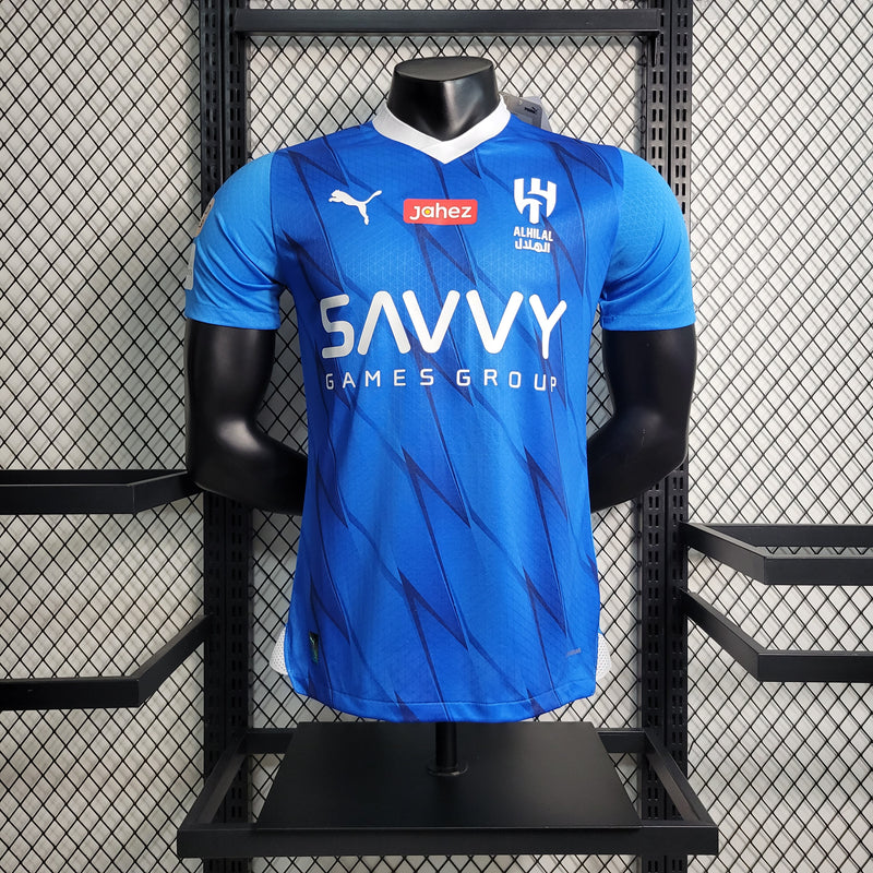 CAMISA VERSÃO PLAYER DO AL HILAL 24/25 AZUL