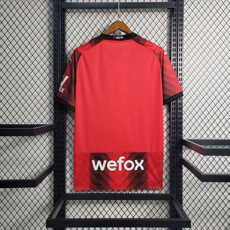 CAMISA DO MILAN  23/24 VERMELHO
