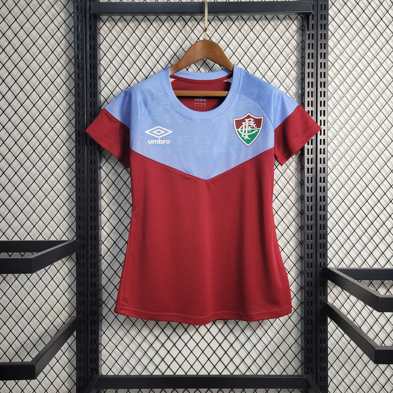 CAMISA FEMININA DO FLUMINENSE 23/24 VERMELHO