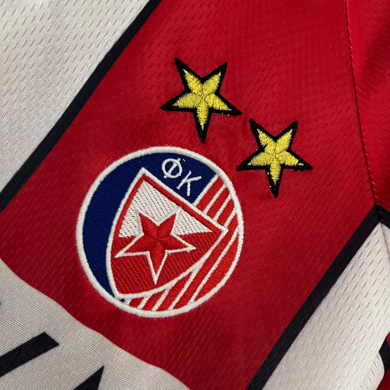 Camisa Estrela Vermelha Retrô Home 1995/97 Torcedor Masculina - Vermelho