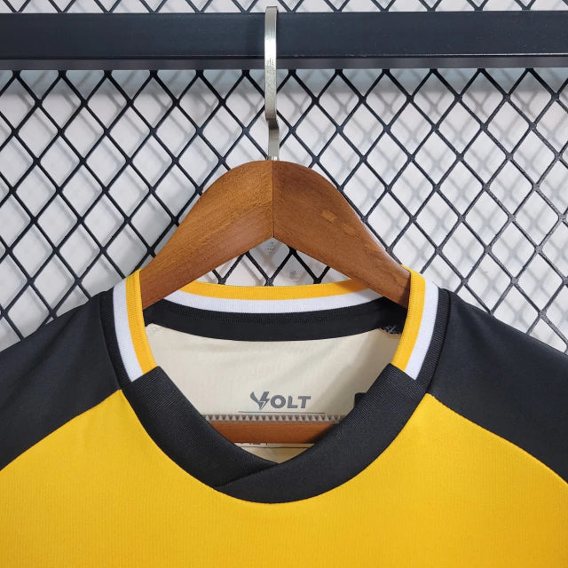 CAMISA DO CRISCIUMA 23/24 PRETO, AMARELO E BRANCO