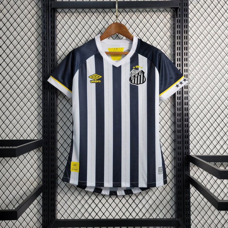 CAMISA FEMININA DO BOTAFOGO 23/24 PRETO E BRANCO - EOASPORTS 