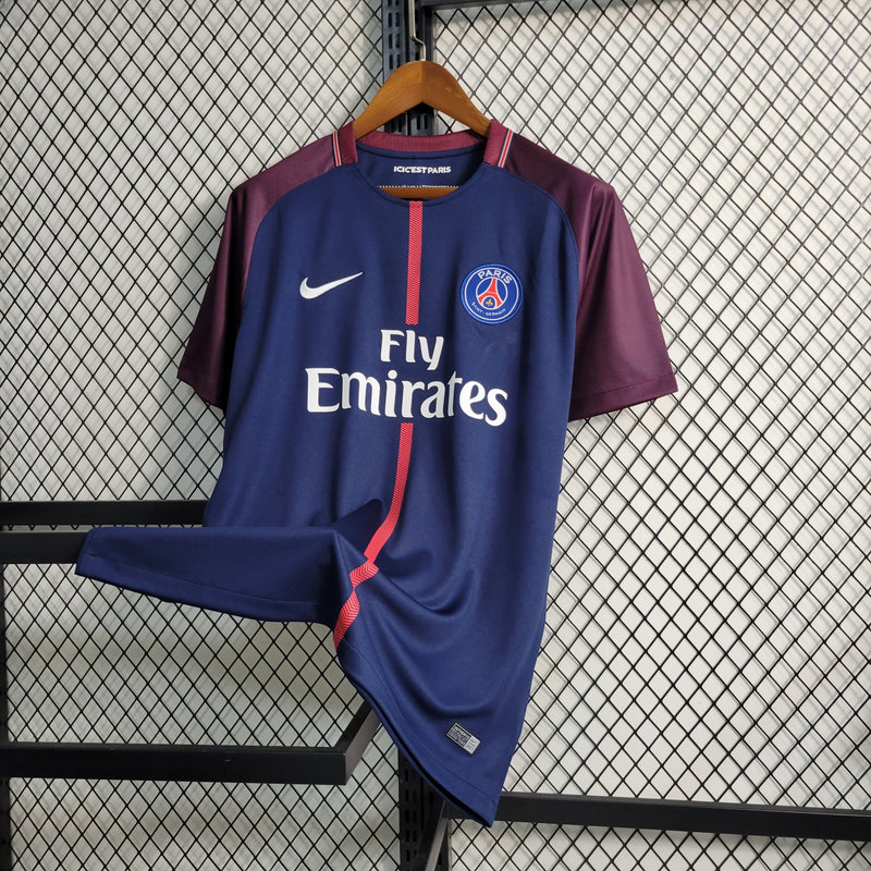 CAMISA RETRÔ DO PSG 17/18 AZUL