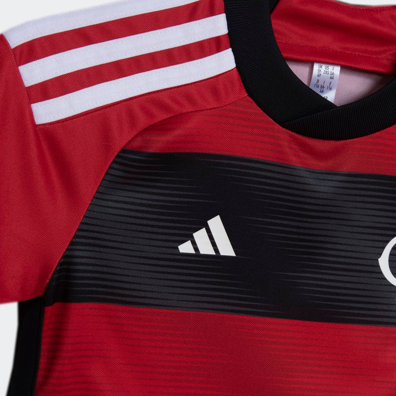 Conjunto Infantil Flamengo 2023/24 - Home - EOASPORTS 