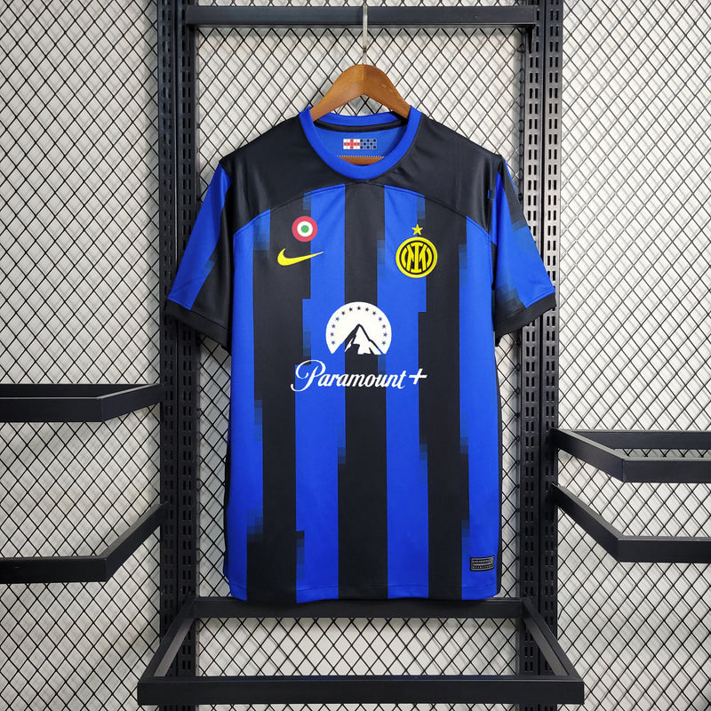 CAMISA DO INTER DE MILAN 23/24 AZUL E PRETO