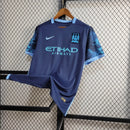 CAMISA RETRÔ DO MANCHESTER CITY 15/16 AZUL