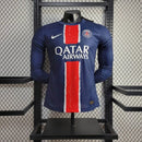 CAMISA MANGA LONGA DO PSG 24/25 AZUL