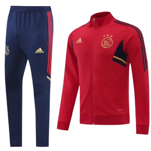 Agasalho de Viagem Ajax - Masculino - Vermelho - EOASPORTS