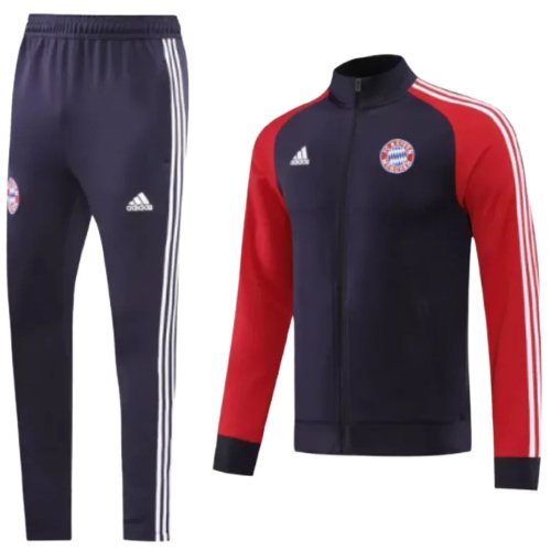 Agasalho de Viagem Bayern Munchen - Masculino - Azul e Vermelho - EOASPORTS