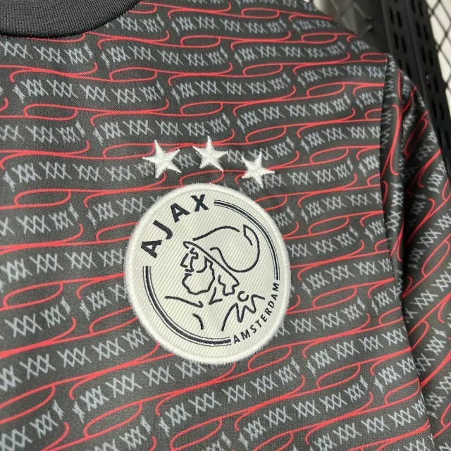 Camisa Ajax Pré-Jogo 2024/25 Adidas Torcedor Masculina