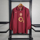 Camisa Arsenal Home (1) 2005/06 Nike Retrô Manga Longa Masculina