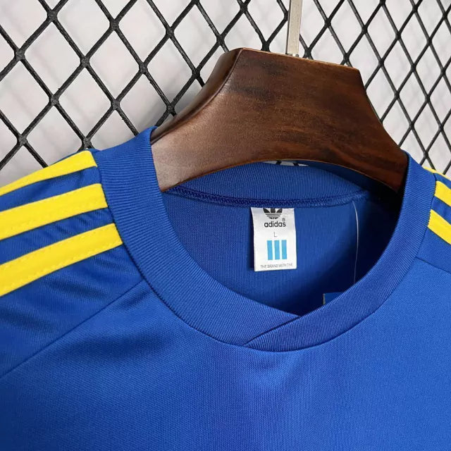 Camisa Boca Juniors Home (1) 1981/82 Adidas Retrô Manga Longa Masculina