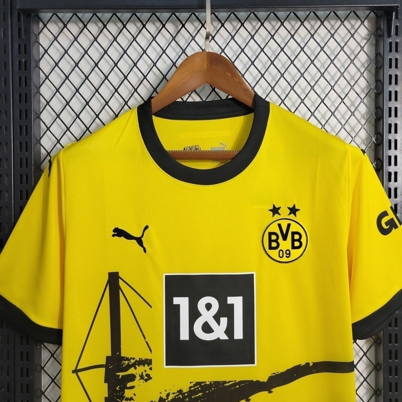 CAMISA DO BORUCIA DORTMUND 23/24 AMARELO E PRETO