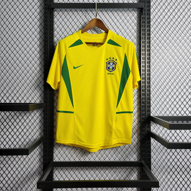 Camisa Brasil Home (1) 2002 Nike Retrô Masculina