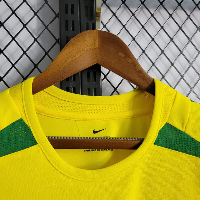 Camisa Brasil Home (1) 2002 Nike Retrô Masculina
