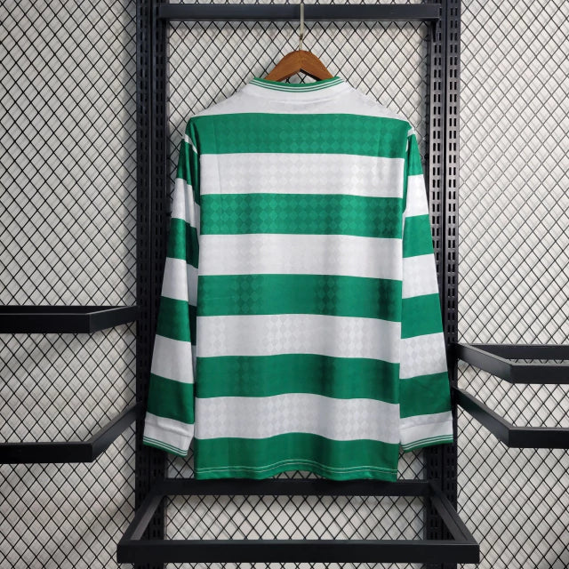 Camisa Celtic Home (1) 1987/88 Umbro Retrô Manga Longa Masculina