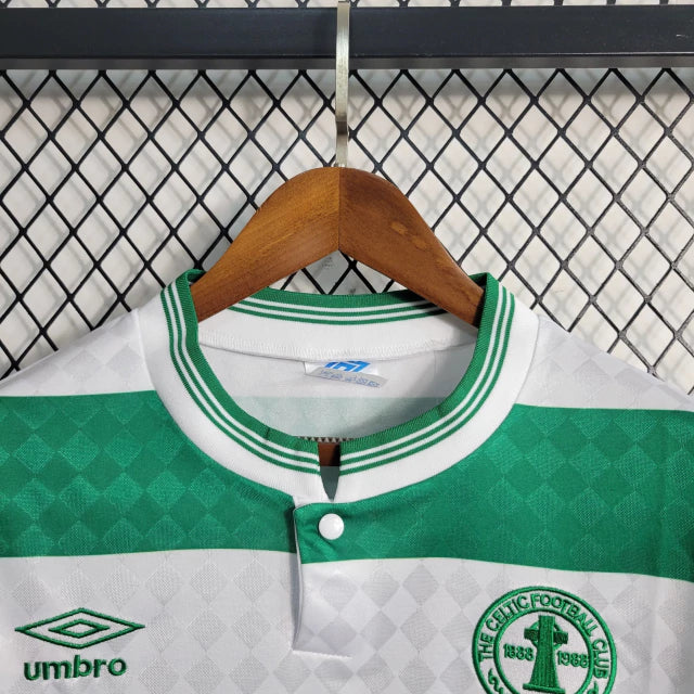 Camisa Celtic Home (1) 1987/88 Umbro Retrô Manga Longa Masculina