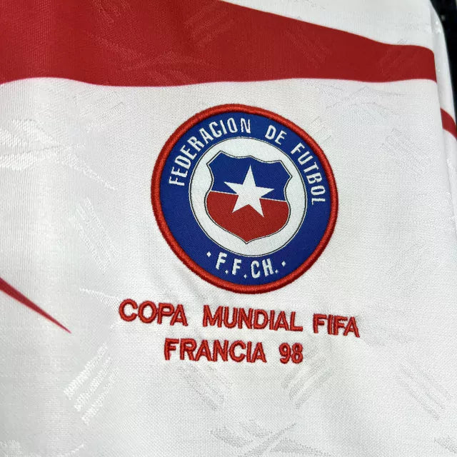 Camisa Chile Away (2) 1998 Reebok Retrô Masculina